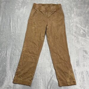 Buffalo David Bitton Pants Womens Small (29x28) Brown Elastic Waist Drawstring